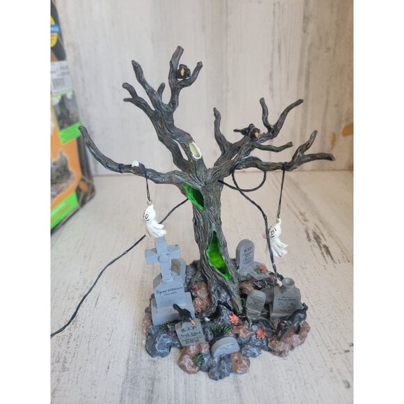 Lemax Graveyard ghost AS IS spooky town Village Halloween - Picture 3 of 8